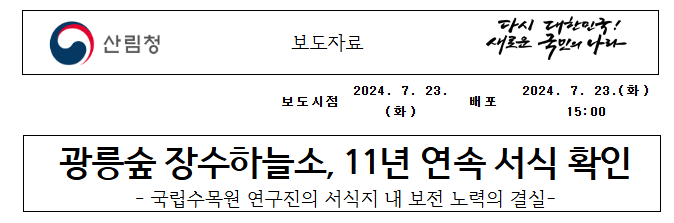 멸종 위기종 장수하늘소, 왜 중요한가?