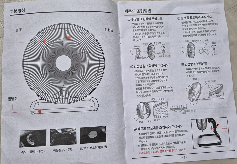 공업용 선풍기