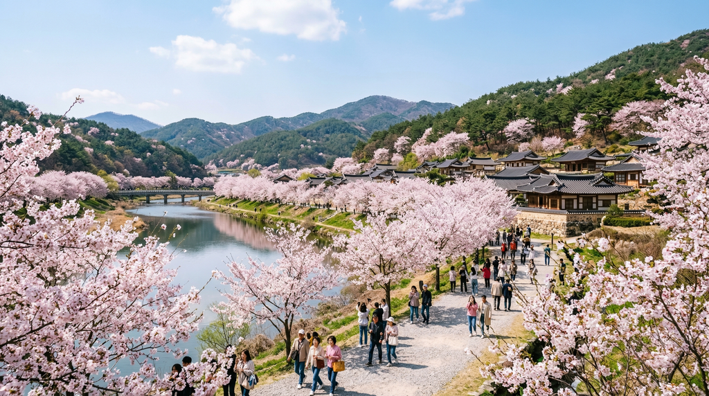 경주 대릉원돌담길, 역사와 벚꽃이 만나는 가장 클래식한 코스